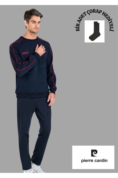 Pierre Cardin Mevsimlik Şeritli Bisiklet Yaka Eşofman Takımı THCLVR14PCVR