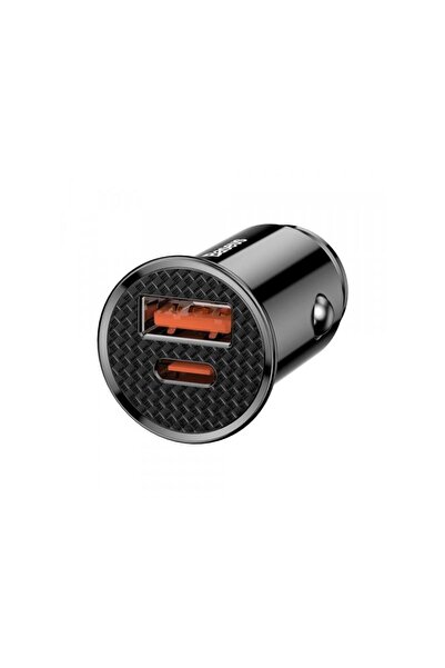 Baseus Car Charger 30W 3A 1 x USB-A - 1 x USB-C Black CCALL-YS01