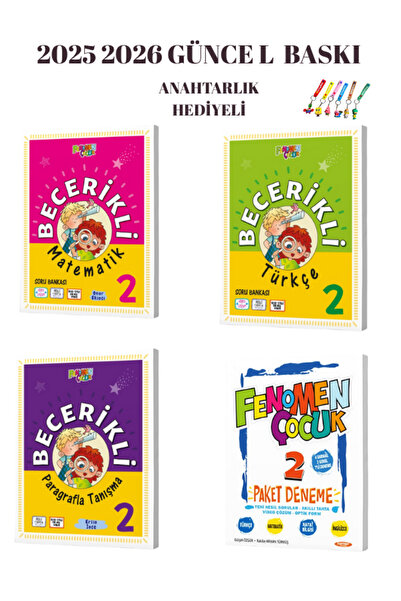 Fenomen Yayıncılık FENOMEN YAYINLARI 2.SINIF BECERİKLİ SERİSİ VE PAKET DENEME...