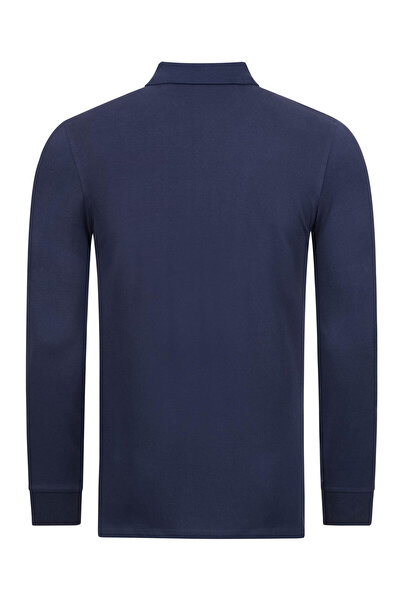 U.S. Polo Assn. Herren Polo langarm Shirt LS Piquet P004