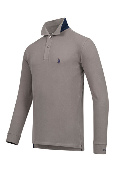 U.S. Polo Assn. Herren Polo langarm Shirt LS Piquet P004