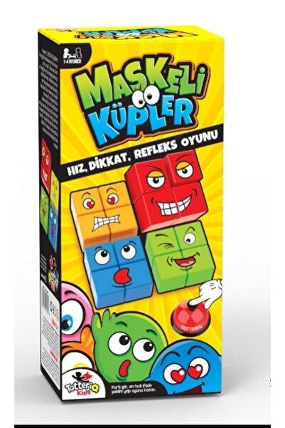 TOTTERİQ لعبة المكعبات المقنعة للسرعة والانتباه والرد الفوري