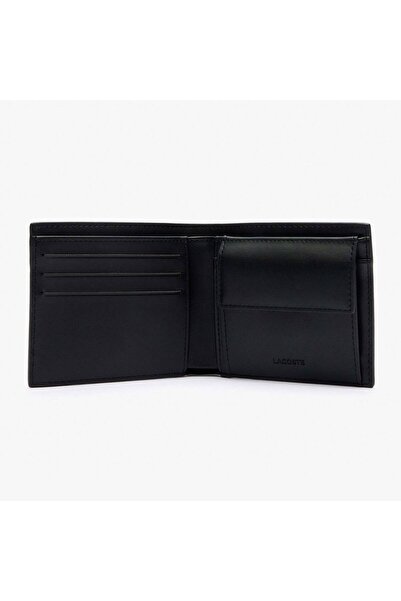 Lacoste Men's Black Wallet (Nh4400Mr.000)