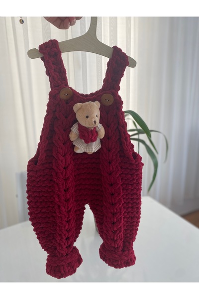 ÖRGÜCÜ DESİGN Puffy Baby Romper Knit Romper