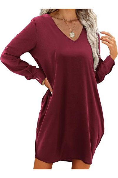 OEM Casual dress in soft, breathable and comfortable fabric, VERDE 2XL