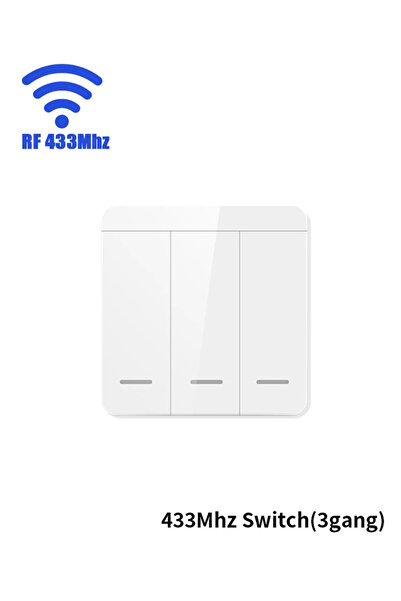 Choice مفتاح إضاءة لاسلكي ثلاثي المنافذ GGBEE من Tuya، يعمل بتقنية الواي فاي ...