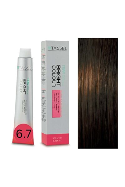 Tassel Vopsea de păr cu keratina, ulei de argan și amoniac Bright Color nr 6....