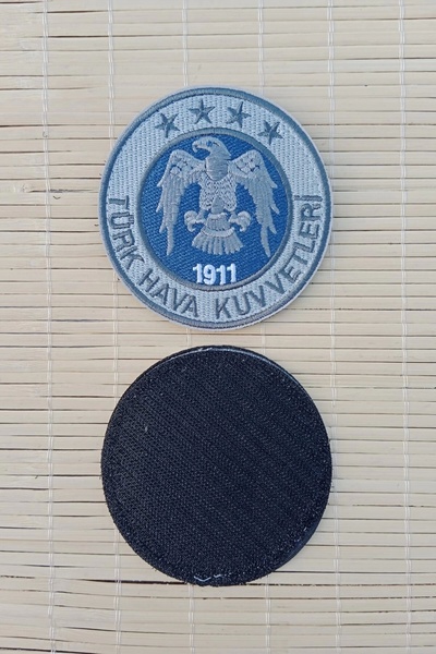İZMİR ASKERİ MALZEME Turkish Air Force 1911 Nakis Embroidered Insignia Patch Pec