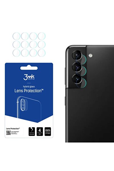 3MK [Συσκευασία των 4] Φιλμ Κάμερας για Samsung Galaxy S21 5G, Προστασία Φακο...