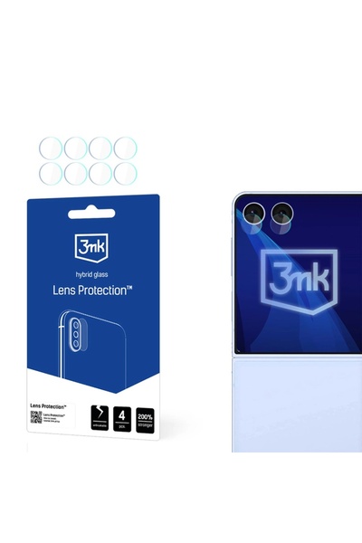 3MK [Συσκευασία των 4] Φιλμ Κάμερας για Samsung Galaxy Z Flip7, Προστασία Φακ...