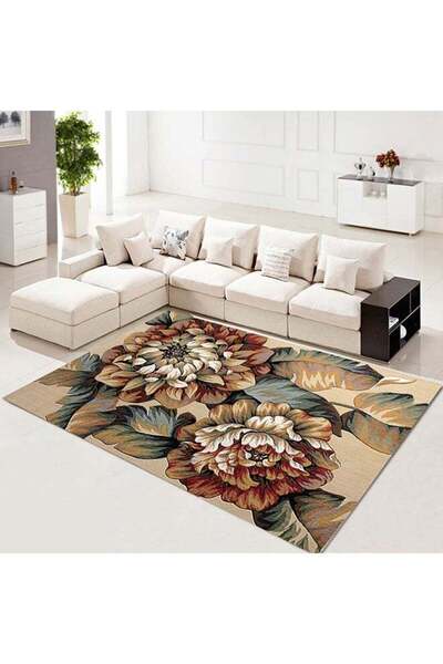fun zone 3D Print Beautiful Modern Carpet Multicolour 40x60cm