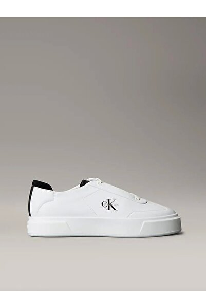 Calvin Klein Basket Cupsole Laceup Lth-Su Erkek Sneaker