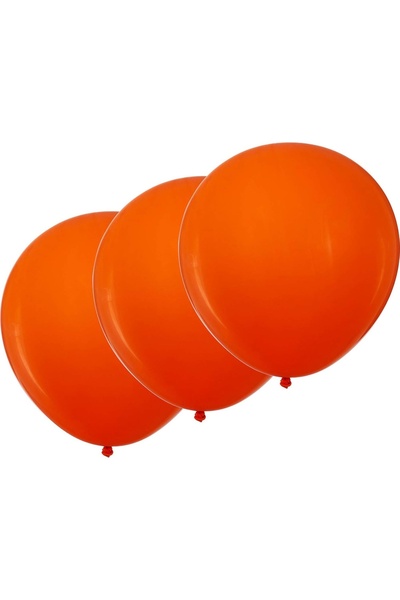 Zyooo Set of 15 balloons, latex, orange, 45 cm