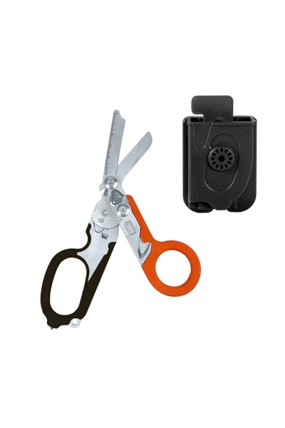 Choice17 مقص طبي تكتيكي من بلاك أورانج وكيس، مقص إنقاذ طارئ، طقم إسعافات أولي...