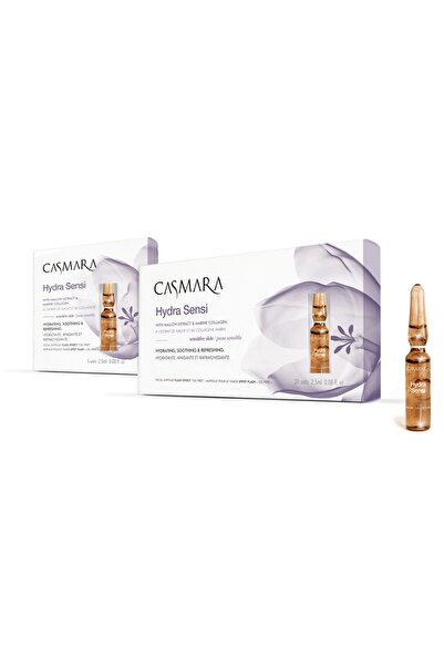 CASMARA أمبولات محلول هيدرا سينسي فلاش | 5 × 2.5 مل