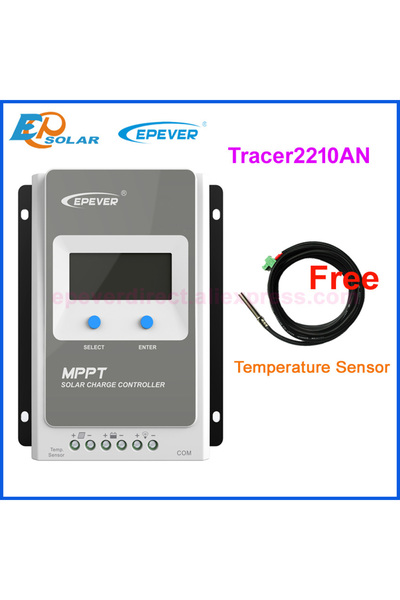 Choice3 2210ANG3 وجهاز استشعار EPEVER Tracer MPPT 10A 20A 30A 40A 12v 24V وحد...
