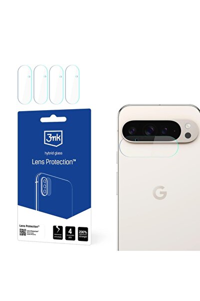 3MK [Pachet de 4] Folie foto pentru Google Pixel 9 Pro XL, protecție lentilă,...