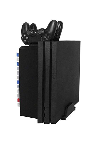 fun zone مجموعة حامل تخزين لاسلكي متعدد الوظائف من DOBE لجهاز PS4