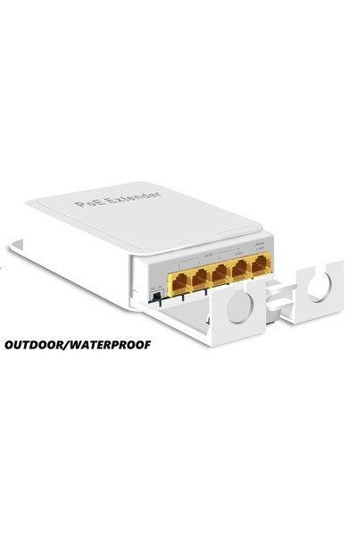 SECURITECH SCT-PE104WP-W14Q 1 GİRİŞ 4 ÇIKIŞ 1000MBPS OUTDOOR POE EXTENDER
