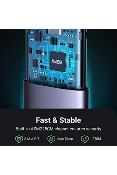 Ugreen Carcasa SSD M.2 NVMe Ugreen, 10Gbps, gri, 10902