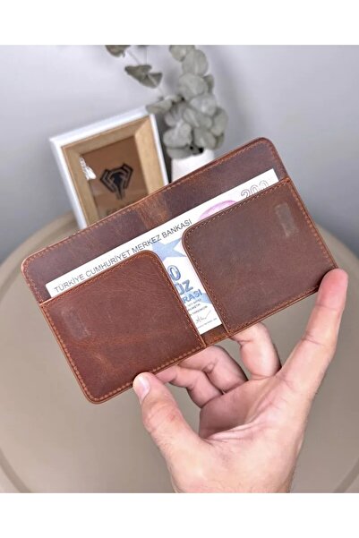 Fil Deri Γνήσιο δερμάτινο μαγνητικό θήκη για κάρτες 2116