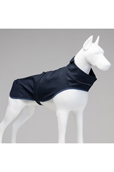 fantastik store ليندو دوجز معطف واق من المطر للكلاب من سوفت شيل أزرق كحلي مغن...