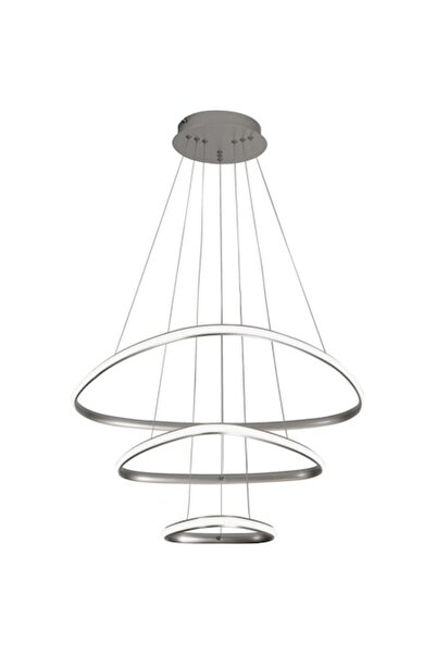 Avide Candelabru LED suspendat Ilaria 75W, lumină neutră, 3750lm, Avide, oțel...