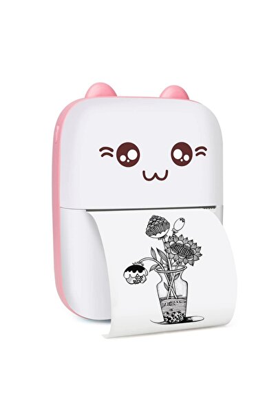 Other Mini thermal printer labels photos notes multifunction kitten printing