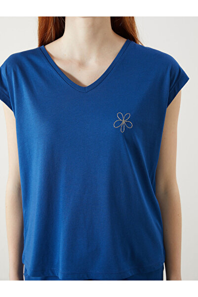 LC Waikiki V Yaka Modal Karışımlı Kadın Pijama Takımı