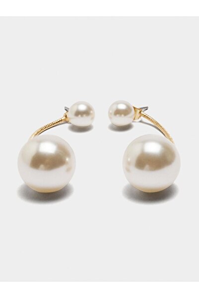 PARFOIS İnci Görünümlü Uzun Küpe