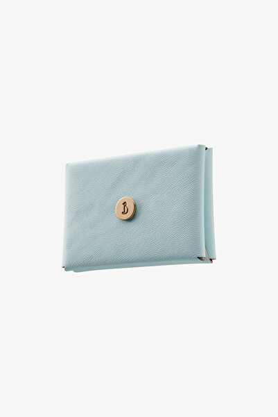 Bonheur Mint Blue Deri Kartlık
