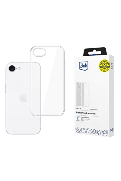 3MK Θήκη για iPhone 16e Σιλικόνης, Διαφανής Θήκη