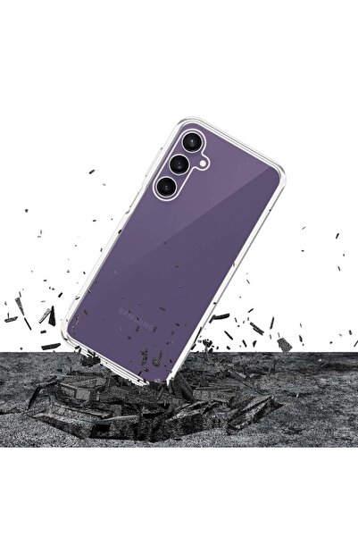 3MK Θήκη για Samsung Galaxy S24 FE, κατασκευασμένη από σιλικόνη, Διαφανής θήκη, Διαφανής