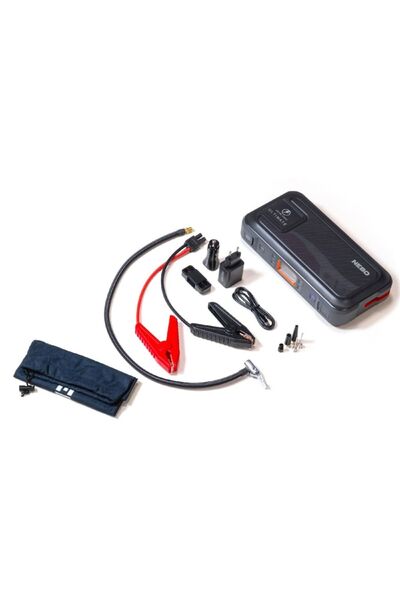 NEBO NEB-PBK-0006-G ULTIMATE, Jump Starter, 12VDC/600 A 3sec, 1500 A max., compressor, 130 psi max.,