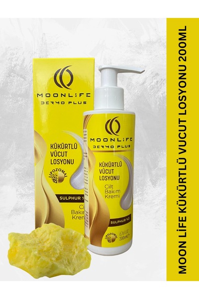 Moonlife Dermo Plus Kükürtlü Vücut Losyonu 200 ml