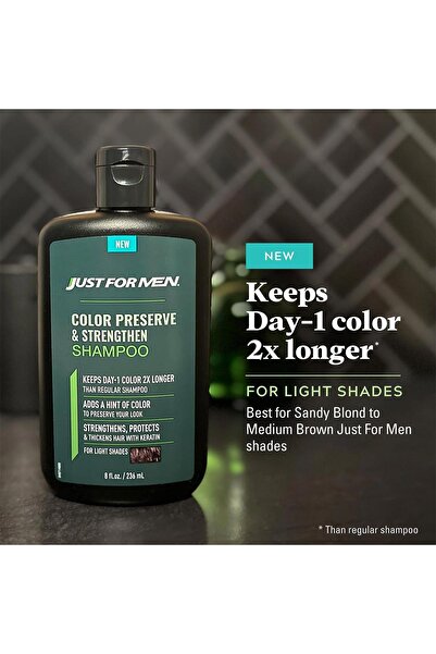 Just For Men Renk Koruyucu ve Güçlendirici Şampuan Açık Tonlar 236ML