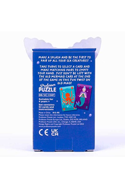 Professor Puzzle - Eşleştirme Kart Oyunu - Old Mermaid