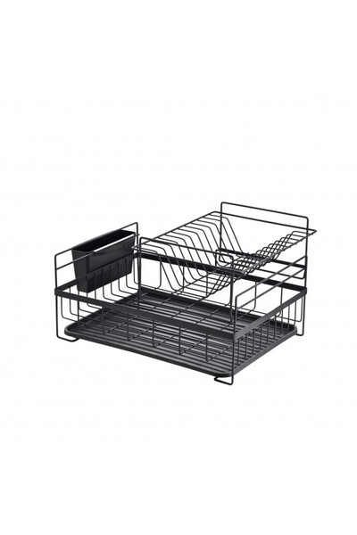 rosberg Uscător de vase R53000P, 2 niveluri, suport pentru tacâmuri și farfur...