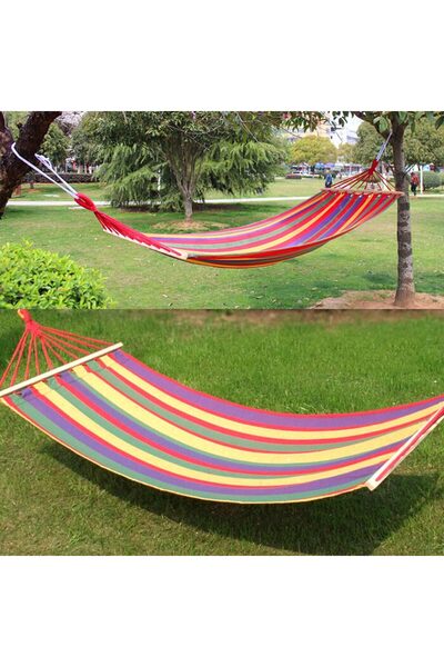 Other Single garden hammock with crossbar, 200 x 60, 150 kg resistance