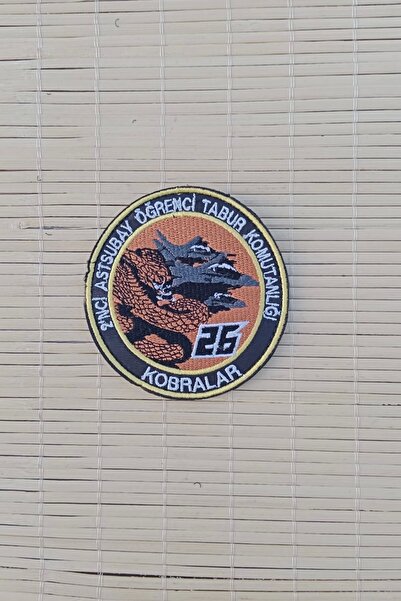 İZMİR ASKERİ MALZEME 2.ci astsubay ogrenci tabur komutanligi kobralar 25 arma patch pec