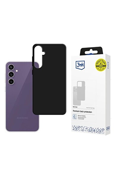 3MK Кейс за Samsung Galaxy S24 FE, Матов Кейс, Черен