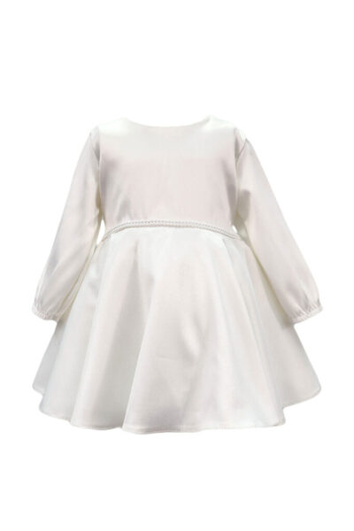 fantasialand Casual-elegant dress for girls, Bia model, ivory color