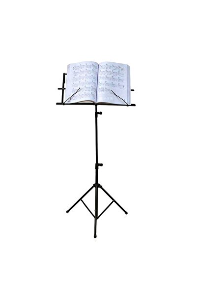 OEM Music sheet music stand, stainless steel, black, 64-136 cm