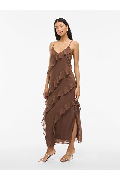 VILA Maxikleid VIROMAINE Träger