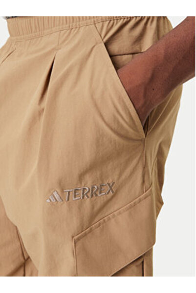 adidas Pantaloni cargo Pantaloni maro pentru exterior pentru bărbați PANTALON...