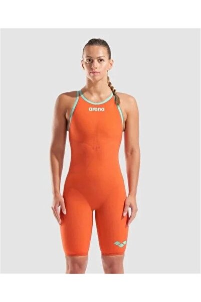 ARENA W POWERSKIN CARBON AIR2 LE OB/SUNSET CORAL KADIN YARIŞ MAYOSU