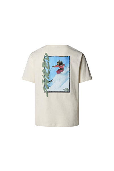 THE NORTH FACE Μπλουζάκι U Nse Slopes Relaxed S/S Tee-Graphic Unisex για εξωτερικούς χώρους NF0A8E4EQLI1 Λευκό