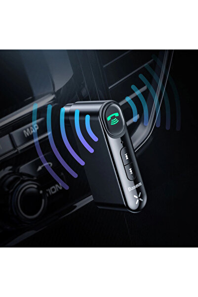 Baseus - Wireless Transmitter BSBA-02 Bluetooth 5.0, Aux, 50Hz-20kHz, 145mAh, Micro-USB - Black