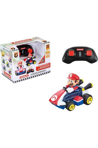 Carrera RC Mario Kart Mini RC Mario Red – Ready to Run, Fun for Kids & Adults, Official Licensed