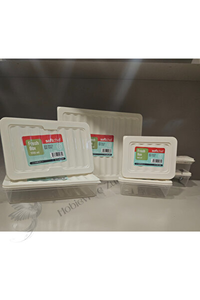 RENGARENK 1 Piece 2.4L - 2 Pieces 1.2L - 4 Pieces 600ml Refrigerator Organizer Freezer and Microwave Storage Container